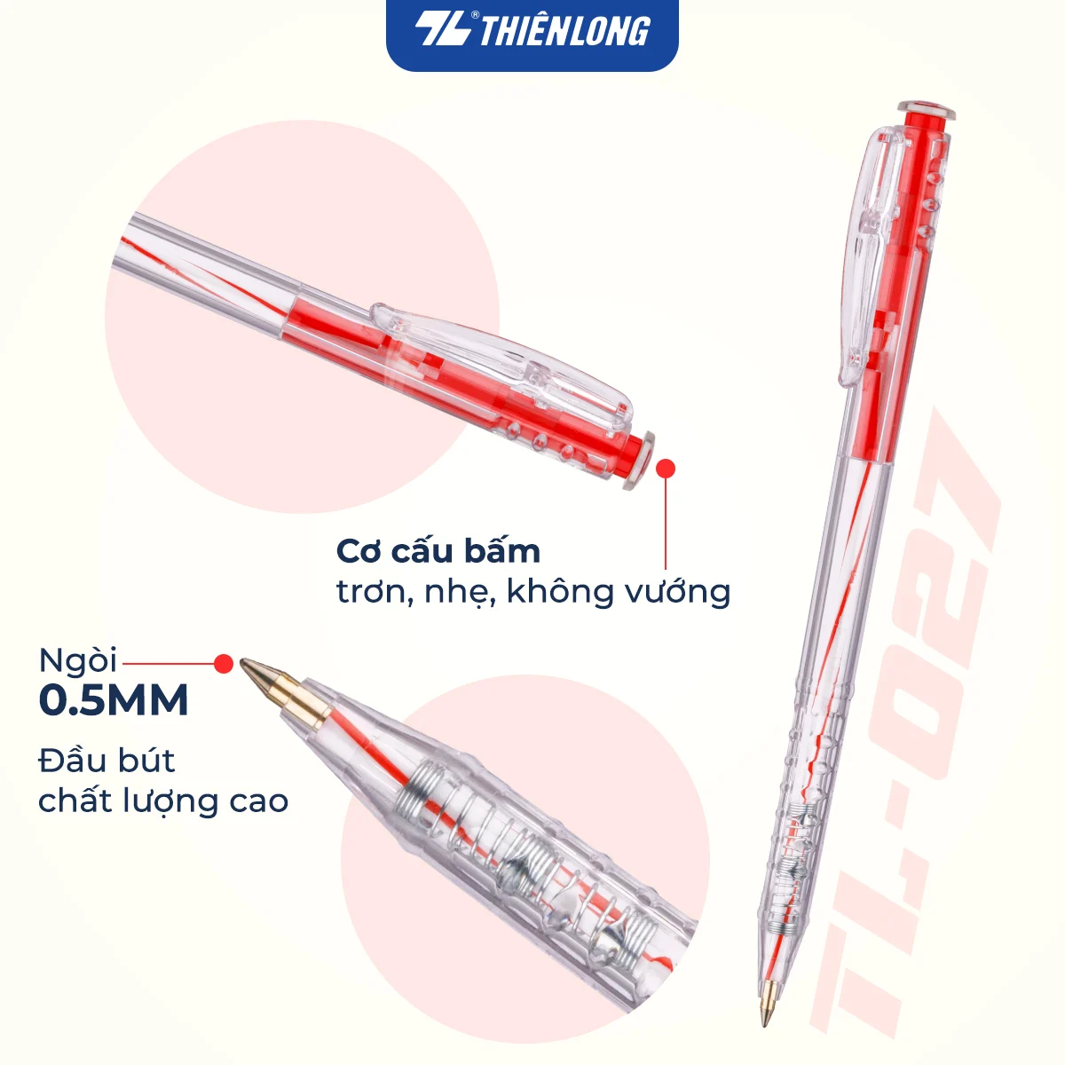 Hộp 20 Bút Bi Thiên Long TL-02