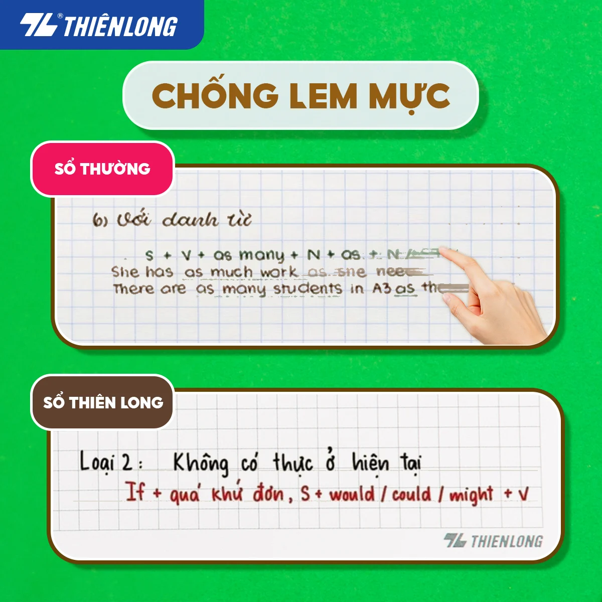 Sổ lò xo đường kẻ chấm bi A5 Thiên Long MB-017 - Màu ngẫu nhiên